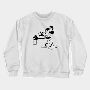 STEAMBOAT WILLIE - Graffiti style (1 color) Crewneck Sweatshirt